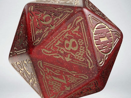 El Hobbit Spindown Jumbo Dado Ember TCG D20
