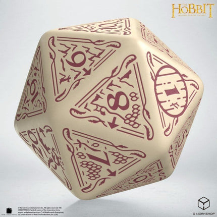 El Hobbit Spindown Jumbo Dado Terra TCG D20