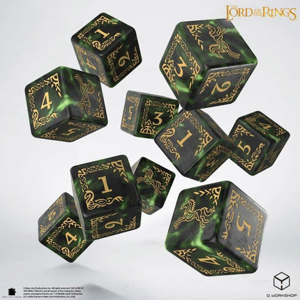 El Señor de los Anillos: Pack de 10 Dados D6 Rohan