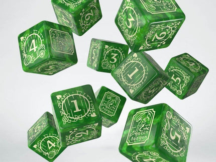 El Señor de los Anillos: Pack de 10 Dados D6 La Comarca