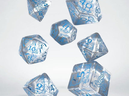 El Señor de los Anillos Set de 7 Dados Rivendell (Agua)