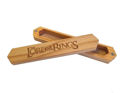 El Señor de los Anillos Caja de Dados de Madera Alerce