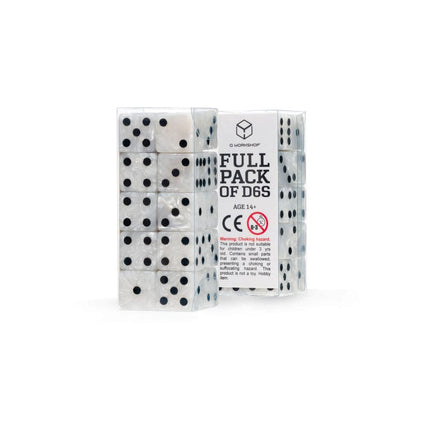 Q Workshop Pack de Dados Full Pack D6 Pearl  (20)