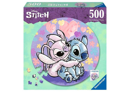 Lilo & Stitch Puzzle redondo Stitch (500 piezas)