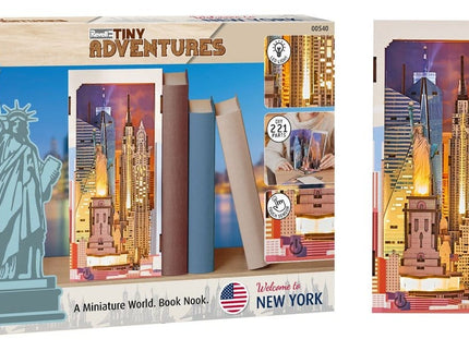 Revell Tiny Adventures Book Nook Mini Diorama New York 18 cm