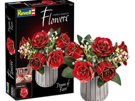 Revell Flowers Flores de Madera Dream of Roses 22 cm