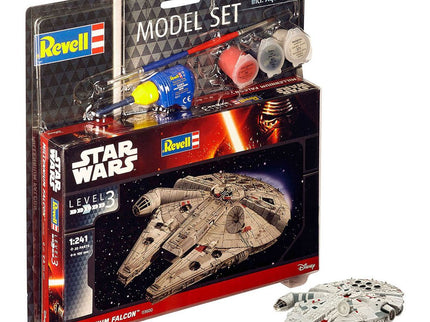 Star Wars Maqueta 1/241 Model Set Millennium Falcon 10 cm