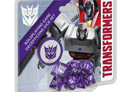 Transformers juego de dados Decepticon