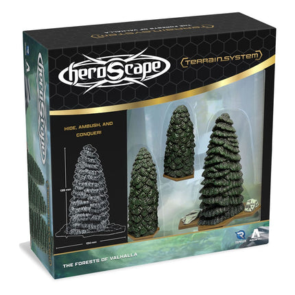 Heroscape expansión del terreno Forests of Valhalla *Edición Inglés*