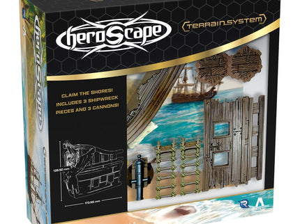 Heroscape expansión del terreno Shores of Valhalla *Edición Inglés*
