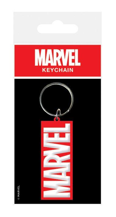 Marvel Comics Llavero caucho Logo 6 cm