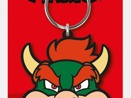 Super Mario Llavero caucho Bowser 6 cm