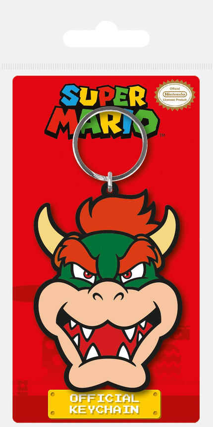 Super Mario Llavero caucho Bowser 6 cm