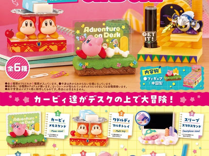 Kirby Adventure on Desk Figuras Mini Blind Box Display (6)