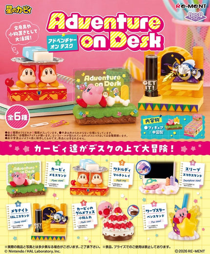 Kirby Adventure on Desk Figuras Mini Blind Box Display (6)