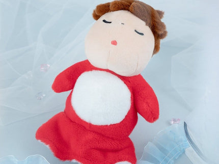 Ponyo en el acantilado Nakayoshi Figura de peluche Ponyo Dozing Off