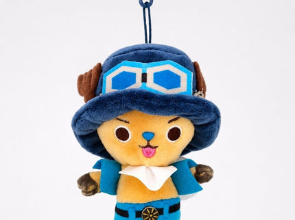 One Piece Llavero de Peluche Chopper x Sabo 11 cm