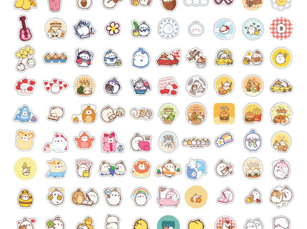Molang Pegatinas Sweet Moments