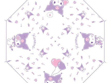 Sanrio Paraguas Cane Kuromi Kawaii Transparent