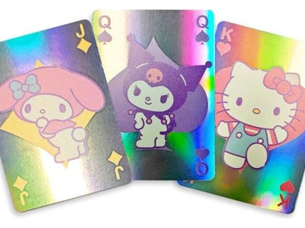 Sanrio Baraja Hello Kitty & Friends Cupcake French-suited Deck Holographic