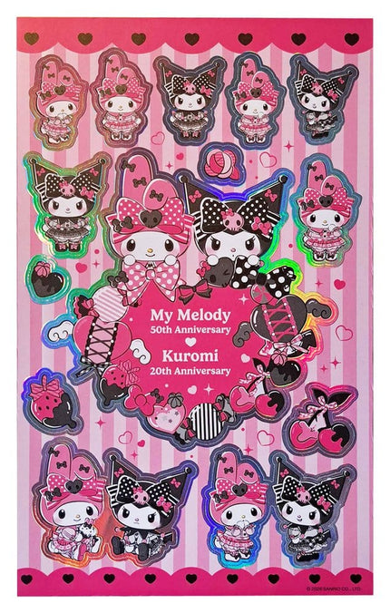 Sanrio Pegatinas Pink Black Party Series