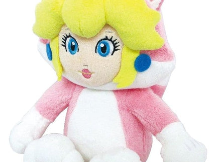 Super Mario Peluche Cat Peach 22 cm