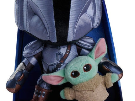 Star Wars Mandalorian Peluche Mandalorian & Mini Grogu 25 cm