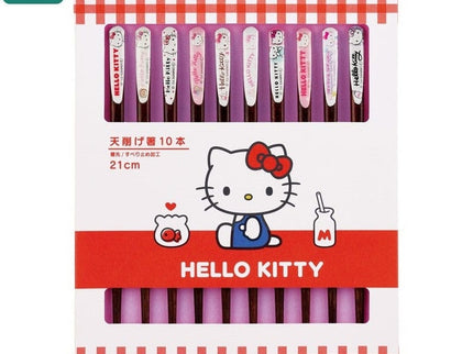 Sanrio Pck de 10 Palillos Hello Kitty
