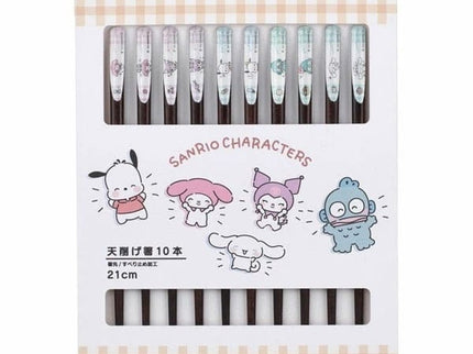 Sanrio Pck de 10 Palillos Characters