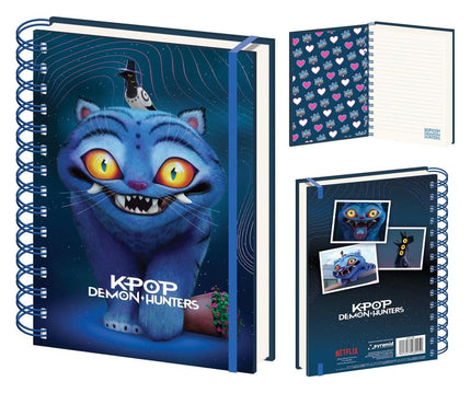 KPop Demon Hunters Libreta A5 Wiro 3D Derpy Tiger