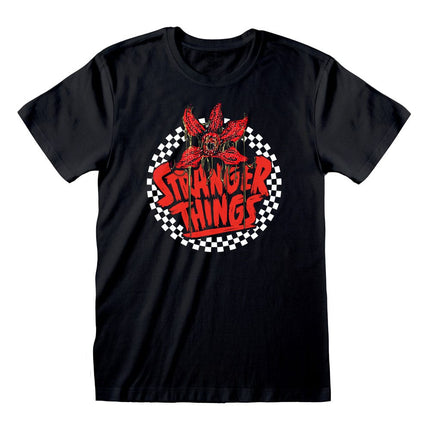 Stranger Things Camiseta Checkered Circle talla L