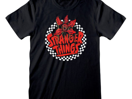 Stranger Things Camiseta Checkered Circle talla XL
