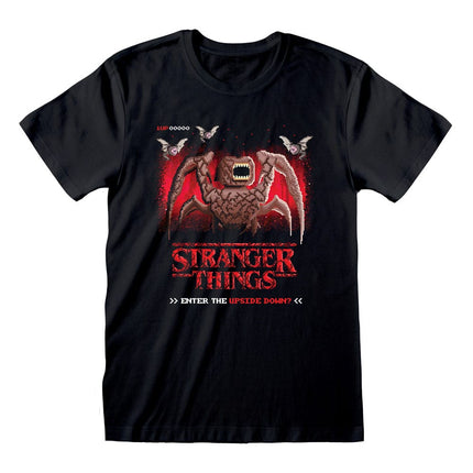 Stranger Things Camiseta 8 Bit Upside Down talla M
