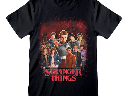 Stranger Things Camiseta Group of all Characters talla XL