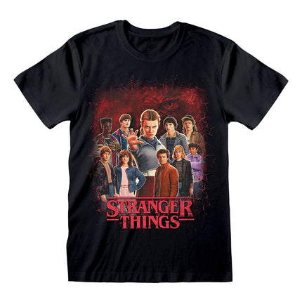 Stranger Things Camiseta Group of all Characters talla XL