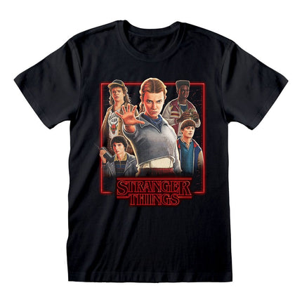 Stranger Things Camiseta Characters in Glowing Box talla S