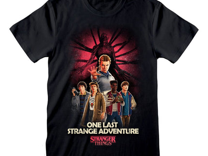 Stranger Things Camiseta Group Artwork One Last Strange Adventure Colour talla L