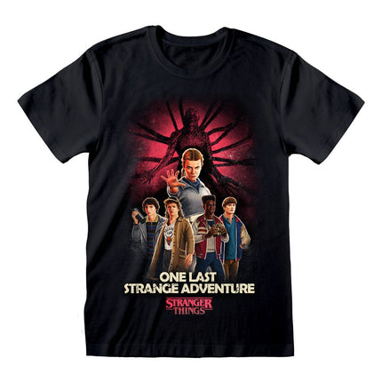 Stranger Things Camiseta Group Artwork One Last Strange Adventure Colour talla L