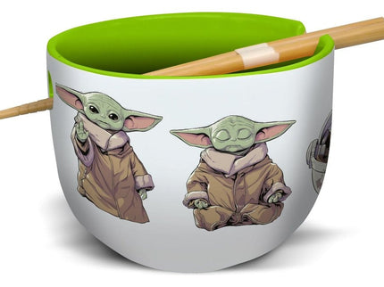 Star Wars: The Mandalorian Bol para Ramen con Palillos Grogu