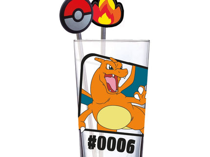 Pokémon Vaso Tumbler con pajitas Glurak 480 ml