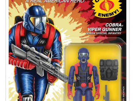 G.I. Joe ReAction+ Figura Wave 09 Cobra Viper Gunner