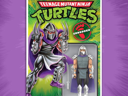 Teenage Mutant Ninja Turtles ReAction+ Figura Wave 01 Shredder