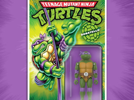 Teenage Mutant Ninja Turtles ReAction+ Figura Wave 01 Donatello