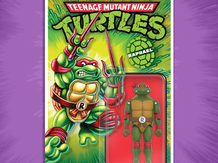 Teenage Mutant Ninja Turtles ReAction+ Figura Wave 01 Raphael