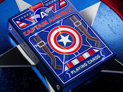 Captain America Baraja de cartas Patriotic Design
