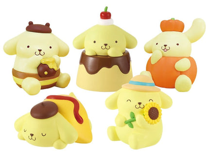 Sanrio Minifiguras Twinchees Pompompurin My Fav Color 5 cm Blind Pack Expositor (24)