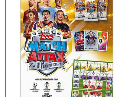UEFA Club Competition Match Attax 2026/27 Cartas Coleccionables Starterpack
