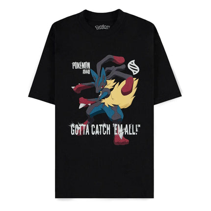 Pokémon Camiseta Mega Evolutions Mega Lucario Gotta Catch Em All talla S