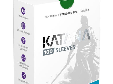 Ultimate Guard Katana Sleeves Standard Size (100) - Green