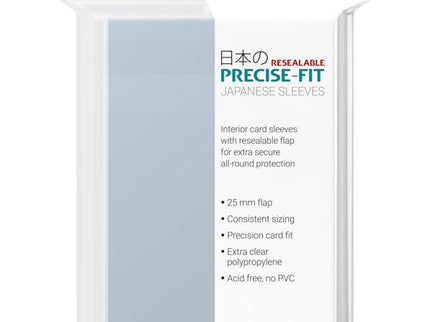 Ultimate Guard Precise-Fit Sleeves Japanese Size (100) - Resealable